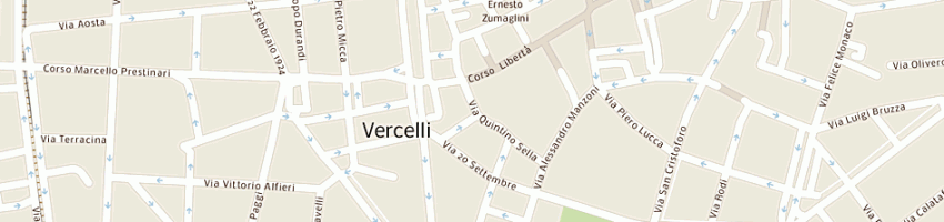 Mappa della impresa fulltaim di casagrande piero e casagrande simone - snc a VERCELLI