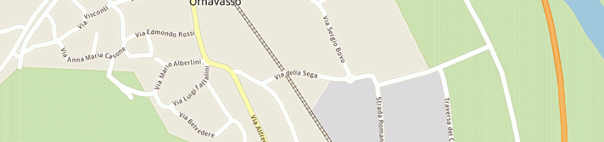 Mappa della impresa bionda legnami (srl) a ORNAVASSO