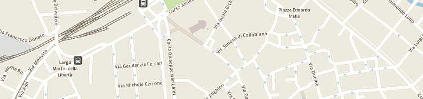 Mappa della impresa bonesini sergio a VERCELLI
