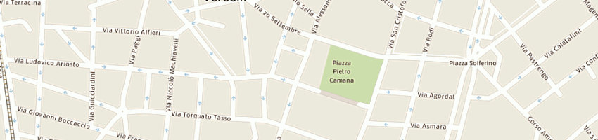 Mappa della impresa cral dipendenti comunali a VERCELLI
