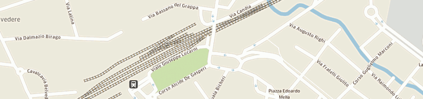 Mappa della impresa confezioni rossetti di rossetti maria a VERCELLI