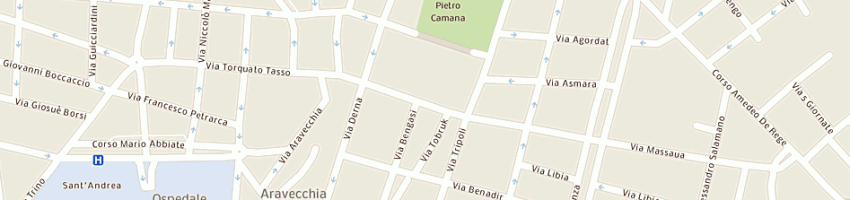 Mappa della impresa associazione scherma pro vercelli a VERCELLI