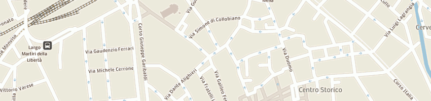 Mappa della impresa ristorante del teatro di mumini linda a VERCELLI
