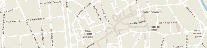 Mappa della impresa cayou di martino giuliana a VERCELLI