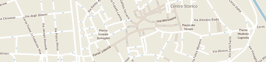 Mappa della impresa segue a VERCELLI
