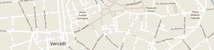 Mappa della impresa seh libri di mongiano alessandro e mongiano stefano sas a VERCELLI