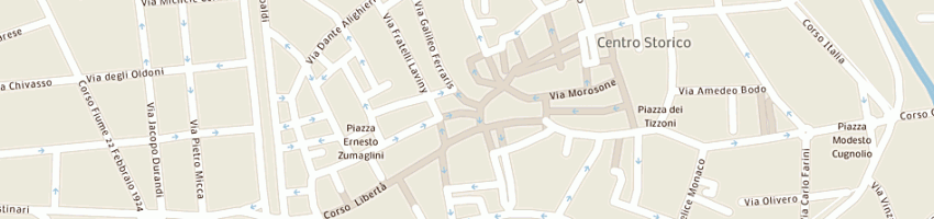 Mappa della impresa ottica perucca sas di soldi riccardo e c a VERCELLI