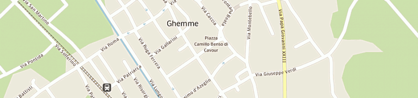 Mappa della impresa ristorante bar trattoria nuova il portico a GHEMME