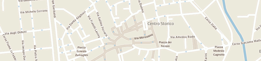 Mappa della impresa la cornice a VERCELLI