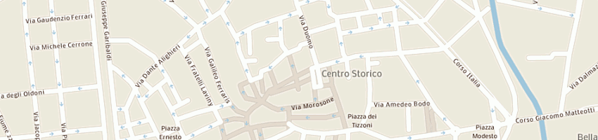 Mappa della impresa casabella a VERCELLI