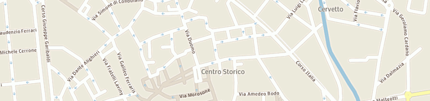 Mappa della impresa tribunale di vercelli ufficio recupero crediti a VERCELLI
