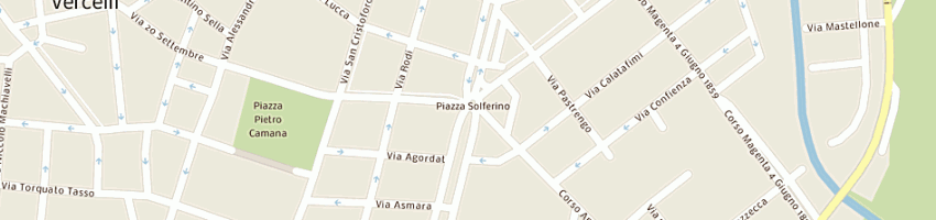 Mappa della impresa d'adamo massimo a VERCELLI