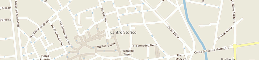 Mappa della impresa bondonno pier giuseppe a VERCELLI