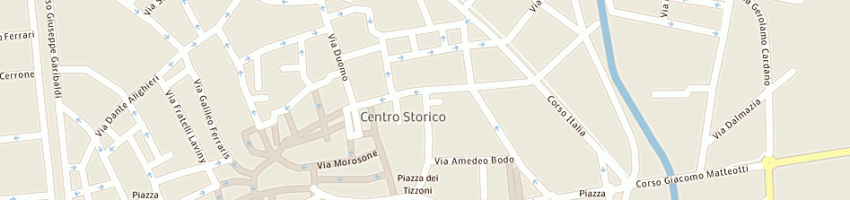 Mappa della impresa istituto suore figlie di s eusebio a VERCELLI