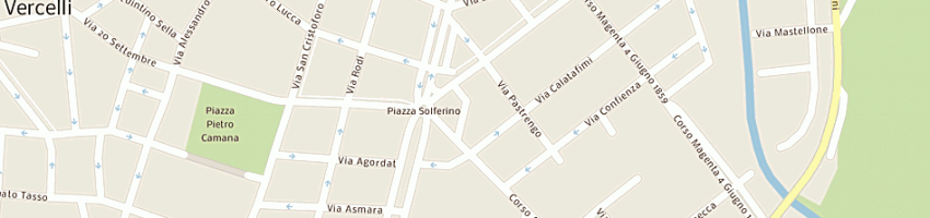 Mappa della impresa oppezzo franco a VERCELLI