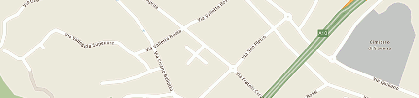 Mappa della impresa centro dell'arredamento ligure srl a QUILIANO
