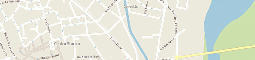 Mappa della impresa balbis impresa costruzioni edilizie (sas) a VERCELLI