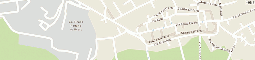 Mappa della impresa valeo cablaggi e commutazione srl a FELIZZANO