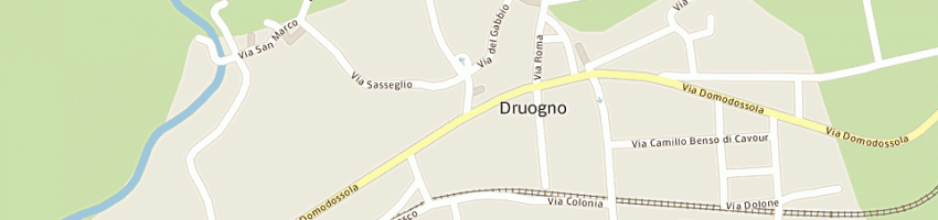 Mappa della impresa asilo infantile b di cadone a DRUOGNO