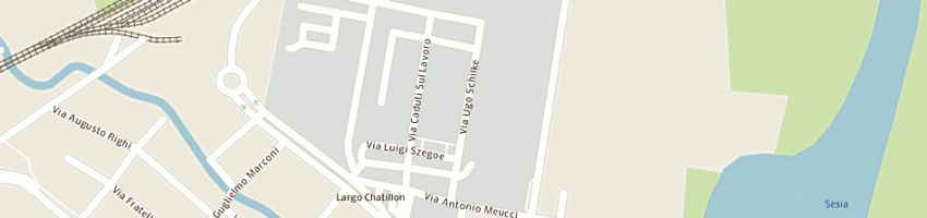 Mappa della impresa rolling point srl a VERCELLI