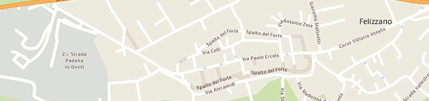 Mappa della impresa cvl (snc) a FELIZZANO