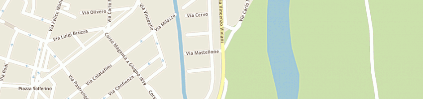 Mappa della impresa auto modano di modano massimiliano a VERCELLI