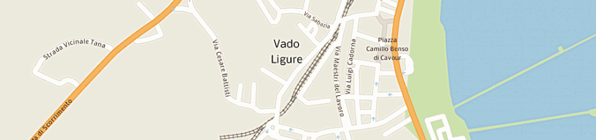 Mappa della impresa danzas logistics spa a VADO LIGURE