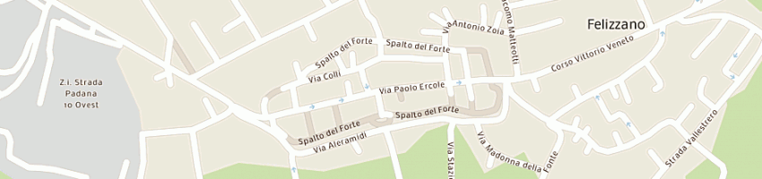 Mappa della impresa cornelio e c srl a FELIZZANO