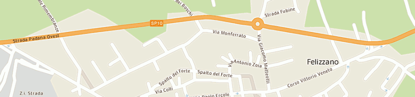 Mappa della impresa corrado giuseppe a FELIZZANO