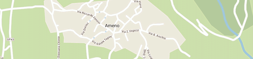 Mappa della impresa teatro delle selve a AMENO