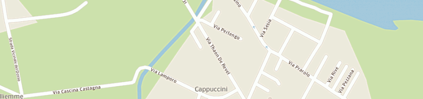 Mappa della impresa acconciature patrizia di saggia patrizia a VERCELLI