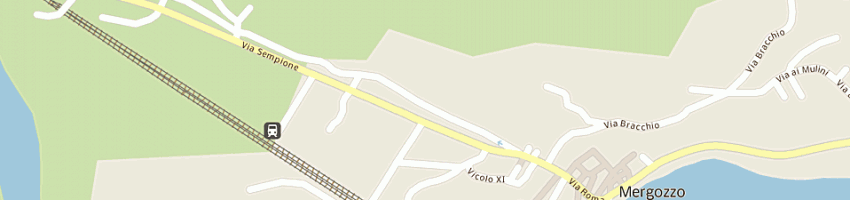 Mappa della impresa martinelli lidio (snc) a MERGOZZO