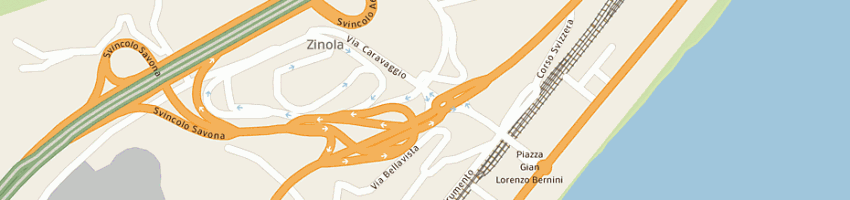 Mappa della impresa consorzio depurazione acque di scarico a SAVONA