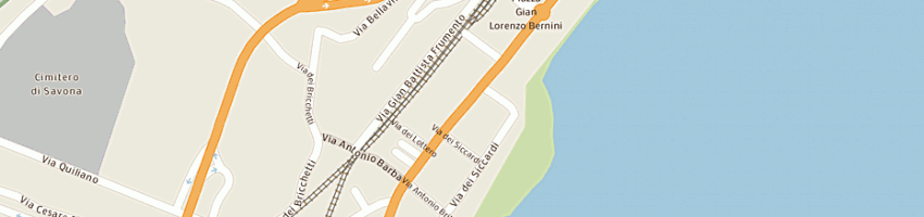 Mappa della impresa rintal spa a SAVONA