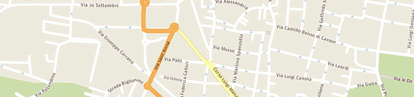 Mappa della impresa scuole pubbliche licei classico balbo a CASALE MONFERRATO