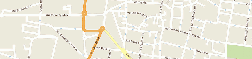 Mappa della impresa sara assicurazioni (spa) a CASALE MONFERRATO