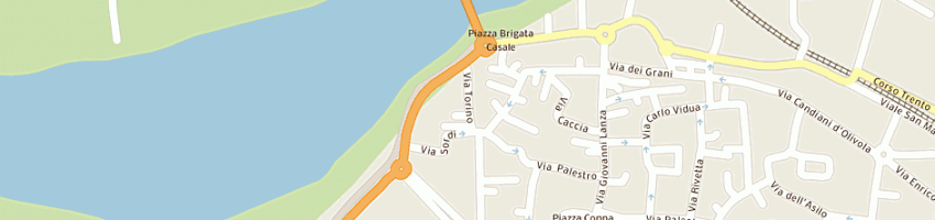 Mappa della impresa panarello lorenzo a CASALE MONFERRATO