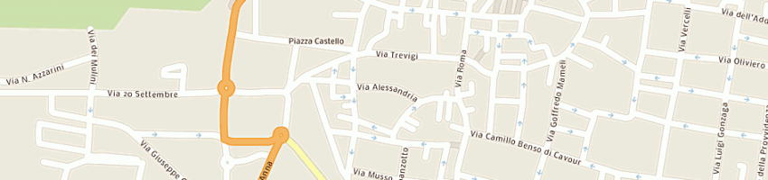 Mappa della impresa il portale a CASALE MONFERRATO