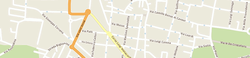Mappa della impresa degiocase (srl) a CASALE MONFERRATO