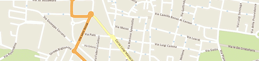 Mappa della impresa studio medico fisioterapico salus (snc) a CASALE MONFERRATO