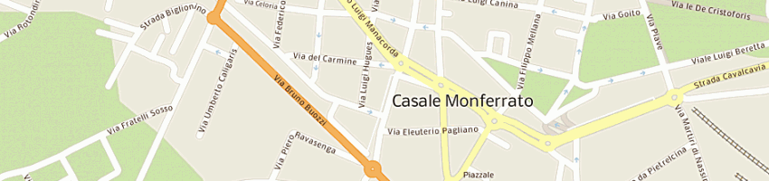 Mappa della impresa intermarket srl a CASALE MONFERRATO
