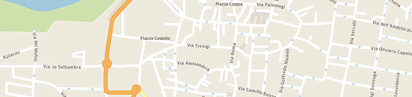 Mappa della impresa associazione sportiva casale calcio spa a CASALE MONFERRATO