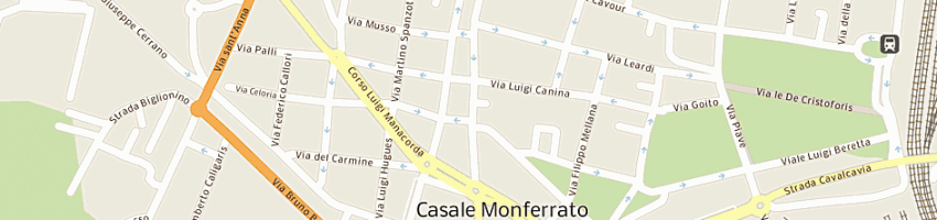 Mappa della impresa le gaie di nadia gaia e c snc a CASALE MONFERRATO