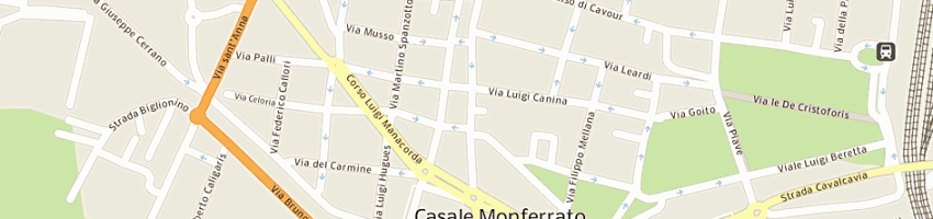 Mappa della impresa acconciature gennaro di fardello gennaro a CASALE MONFERRATO