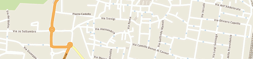 Mappa della impresa bv valenti claudia e c sas a CASALE MONFERRATO