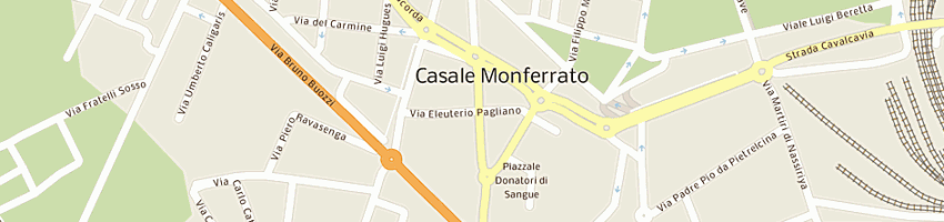 Mappa della impresa contorno saverio a CASALE MONFERRATO