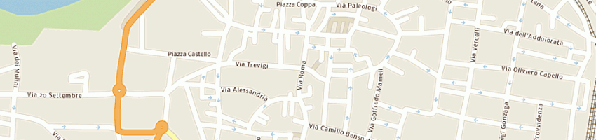 Mappa della impresa minetti a CASALE MONFERRATO