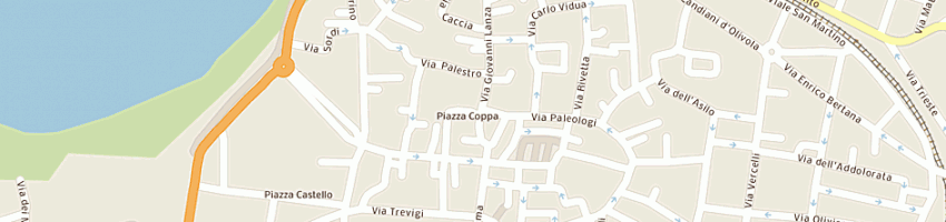 Mappa della impresa albero azzurro di mangolini maria antonella e c snc a CASALE MONFERRATO