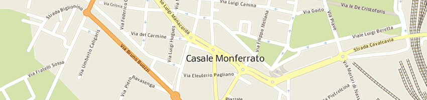 Mappa della impresa cream bar a CASALE MONFERRATO