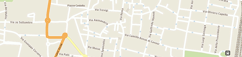 Mappa della impresa bettini ileana a CASALE MONFERRATO